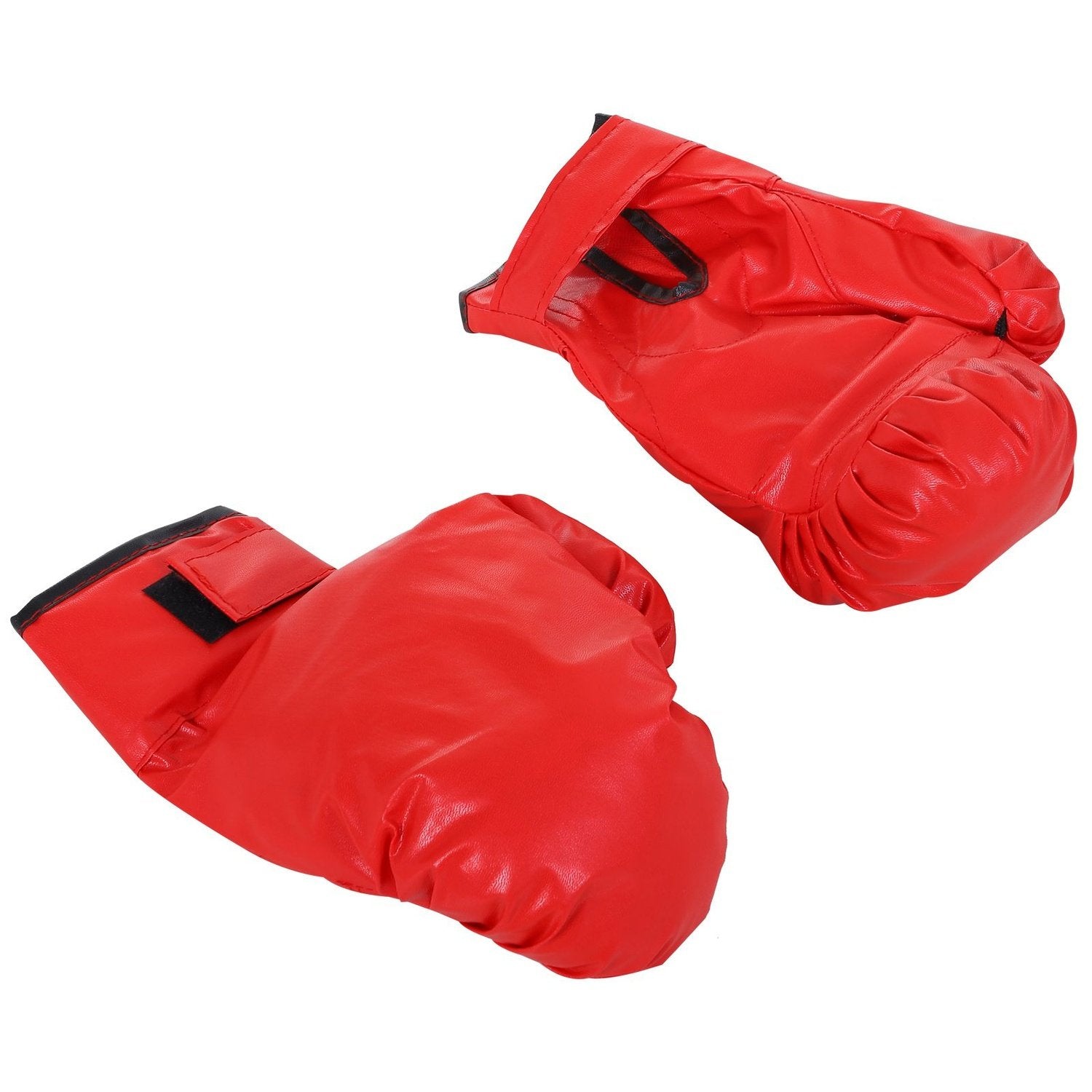 Punching Ball Set Stativ Box Training Set 136-154 Cm Höjdjusterbar Med 1 Par Handskar Lämplig För Proffs Och Nybörjare Svart