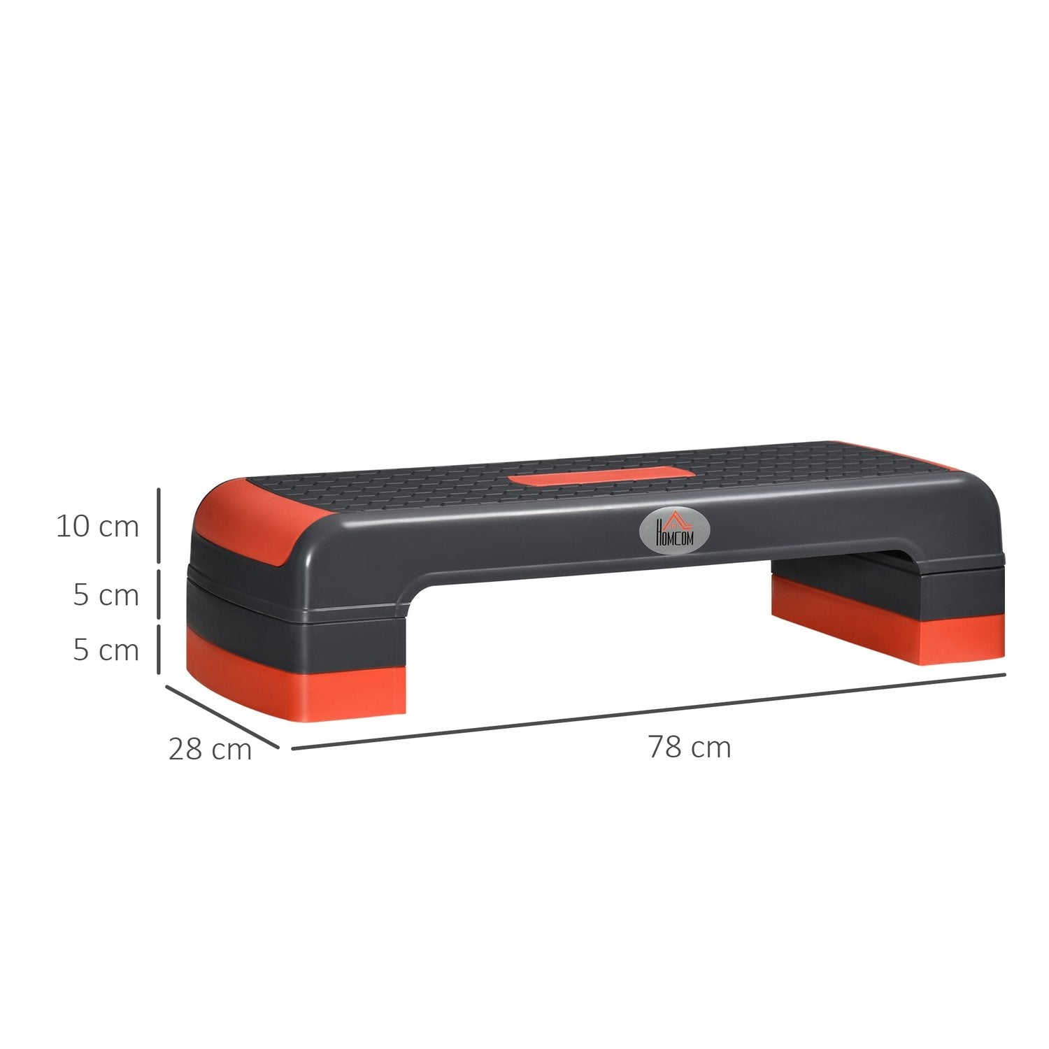 Aerobic Stepper, Höj- Och Sänkbar Stegbräda, Fitness Motionscykel Med 3 Nivåer (10/15/20 Cm), Inomhus & Utomhus, Upp Till 150 Kg