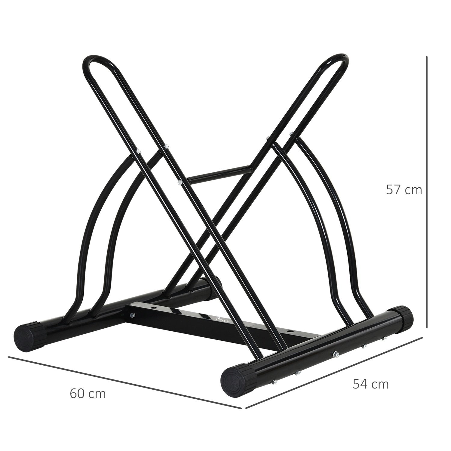 Cykelstativ Monteringsstativ, Cykeltilbehør, Metal, Sort, 60X54X57