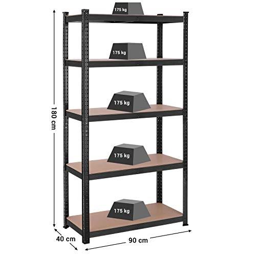 Heavy-Duty justerbar garagehylla, 875 kg Kapacitet