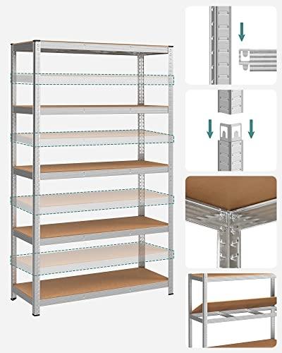 Heavy Duty stålgaragehylla, 875 kg kapacitet