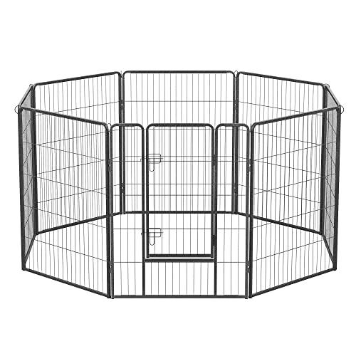 Alsidig 8 panel indendørs/udendørs kravlegård til kæledyr