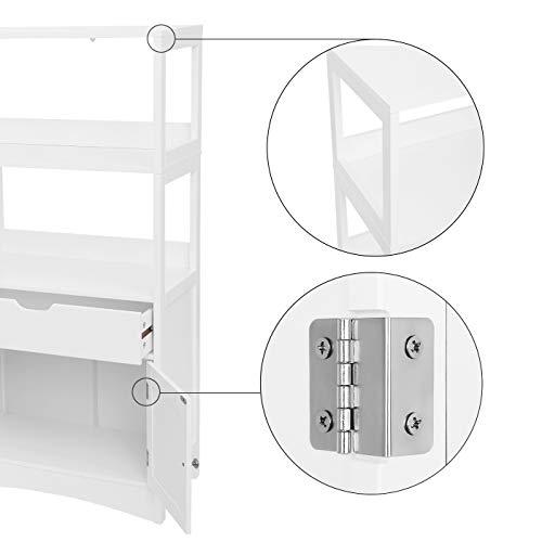 Alsidig hvid garderobe: Kompakt, rummelig, nem montering