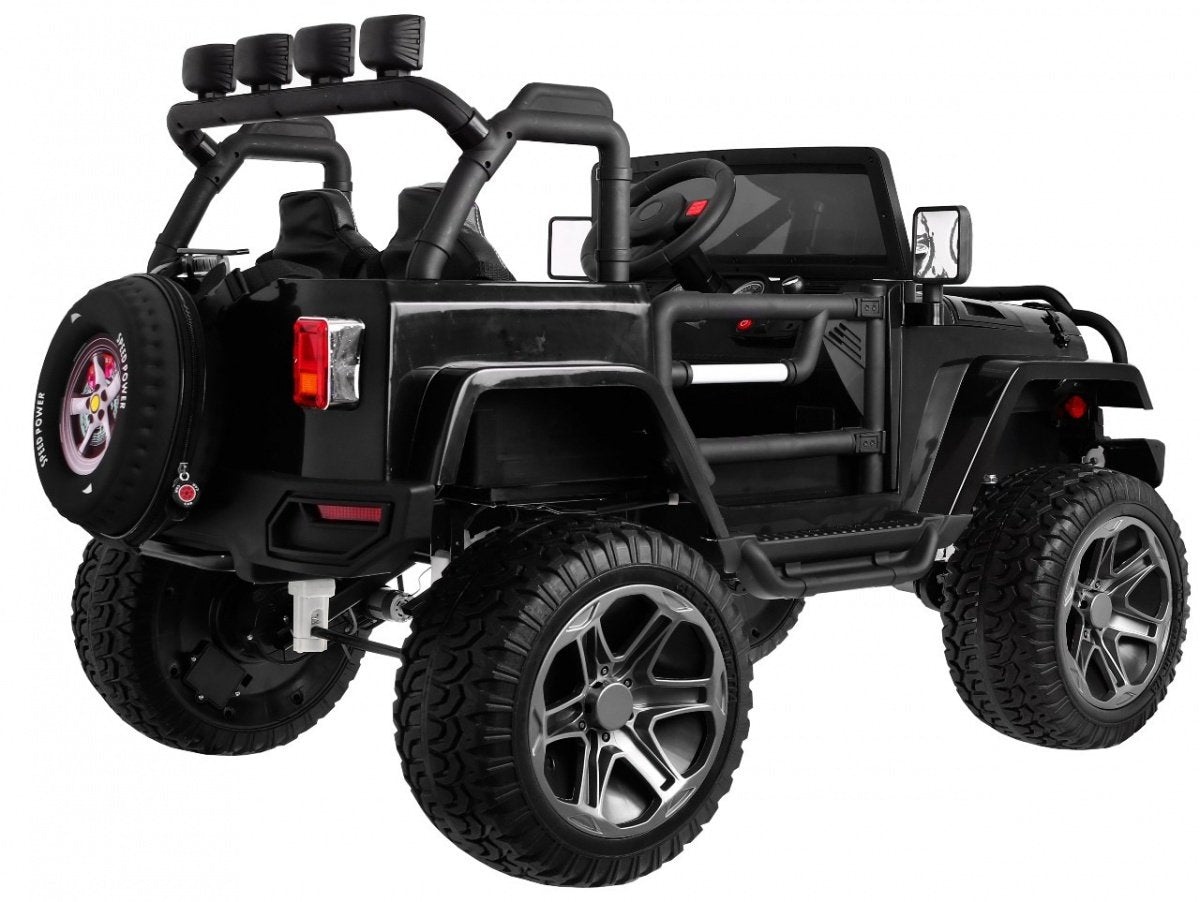 Monster Jeep 4x4 med fjärrkontroll, LED-lampor och MP3-spelare