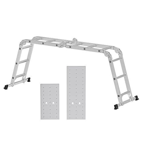 Multifunktionel aluminiumsstige - Sikker, stabil, 150 kg kapacitet