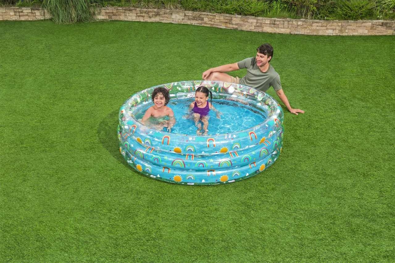 Tropical Play Pool 67"x21" med sikkerhedsventiler og reparationsplaster