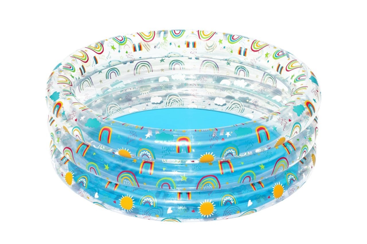 Tropical Play Pool 67"x21" med sikkerhedsventiler og reparationsplaster