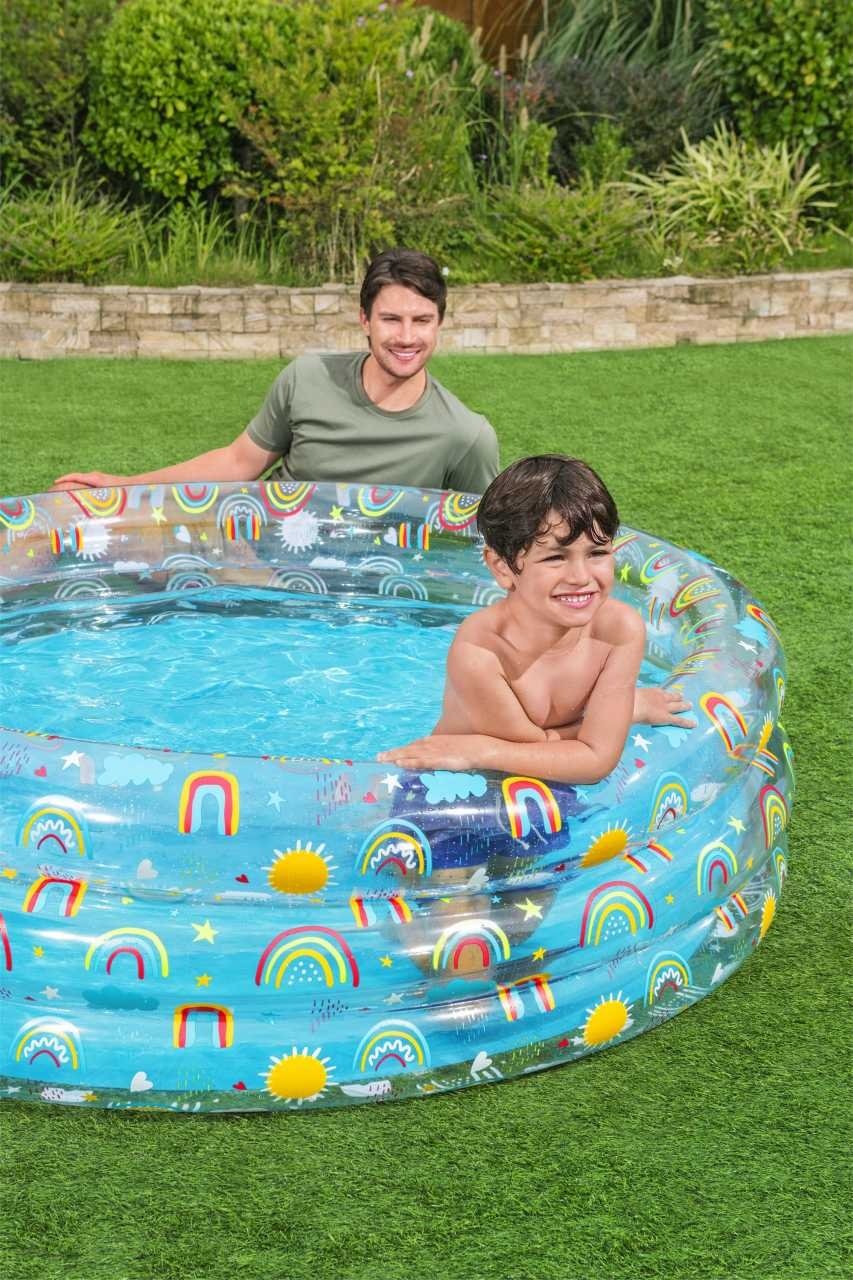 Tropical Play Pool 67"x21" med sikkerhedsventiler og reparationsplaster