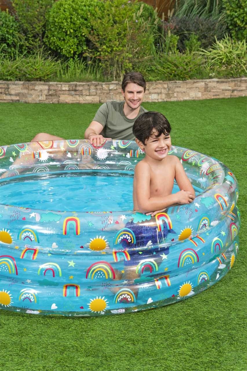 Tropical Play Pool 67"x21" med sikkerhedsventiler og reparationsplaster